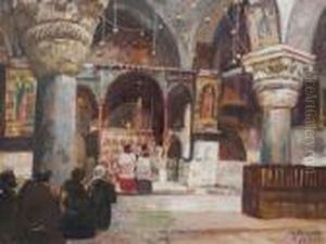 Interieur D'eglise Orthodoxe