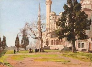 Paysage Anime A Istambul.