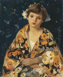 Girl in Kimono by Pauline Lennards Palmer
