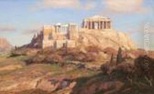 Blick Auf Die Akropolis In
 Athen. - view 1