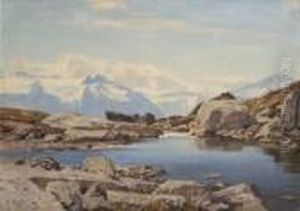 "im Quellgebiet Des
Rheins". by Georg Macco