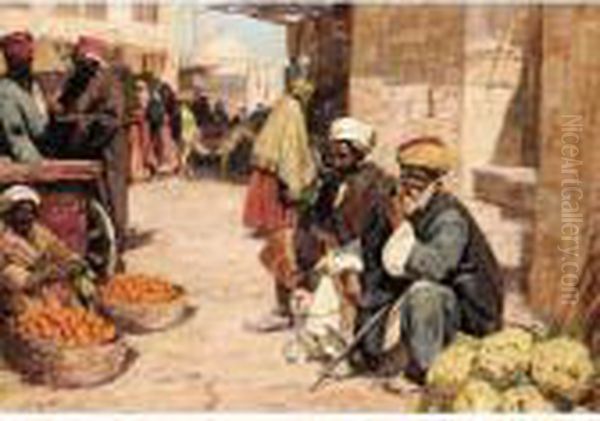 The Orange Seller - view 1