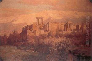 The Ruins Of The Temple Of The Sun At Baalbec The Ruins Of The Temple Of The Sun At Baalbec