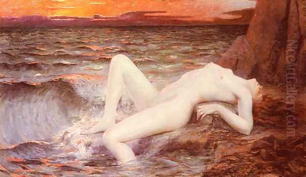 Jeune Fille Sortant De La Vague - view 1