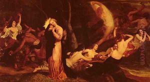 Flight of the Pagan Deities by Frederick Richard Pickersgill