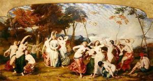 The Dance at Colins Melody, 1850 by Frederick Richard Pickersgill