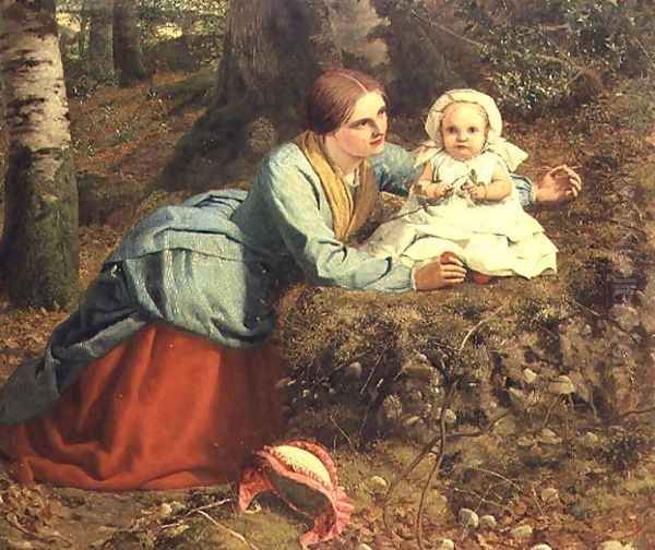 The Path Where The Brown Leaves Are Spread, 1862 - view 1