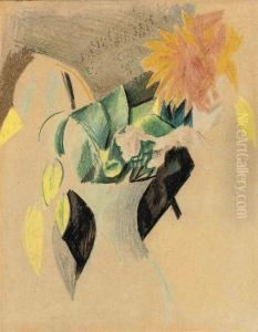 Blumen In Weisser Vase Ii