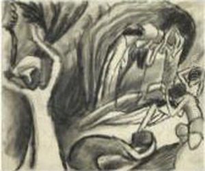 Klagende (grieving Woman) by August Macke