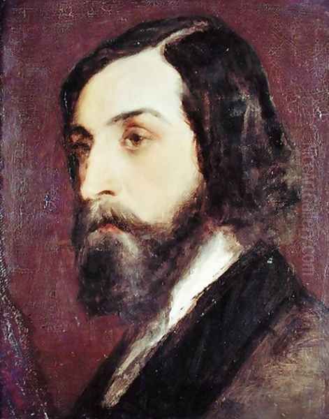 Portrait of Alfred de Musset 1810-57 - view 1