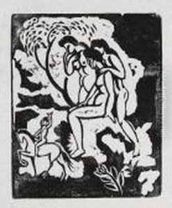 Begrusung by August Macke