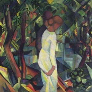 Paar Im Wald by August Macke