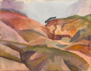 Schlucht by August Macke