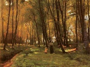 A Walk In The Woods by Edvard Frederik Petersen