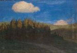 Abend-landschaft Am Tegernsee
