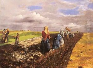 The Potato Harvest by Janos Pentelei-Molnar