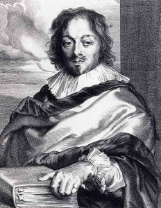 Portrait Of Constantijn Huygens by Paulus Pontius