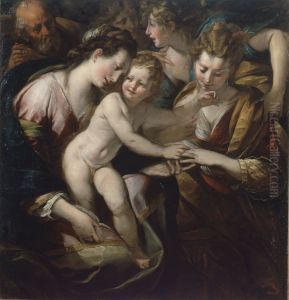 The Mystic Marriage of St Catherine by Giulio Cesare Procaccini
