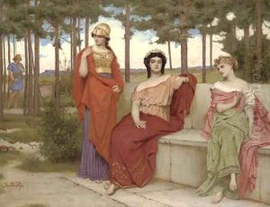 The Judgement of Paris by Gustave Pope