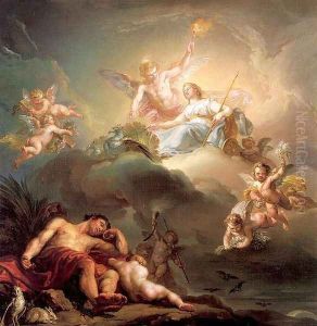 The Goddess Juno in the House of Dreams by Luis Lopez Piquer