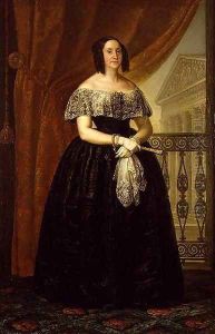 Portrait of Dona Dolores Caldes de Monserrat by Luis Lopez Piquer