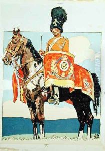 Drum Horse of the Scots Greys, 1915 Drum Horse of the Scots Greys, 1915