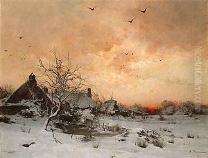January Cernay near Rambouillet by Leon Germain Pelouse