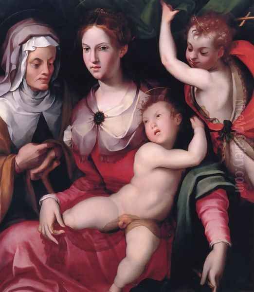 Child with St. Joh the Baptist and St. Anne - view 1