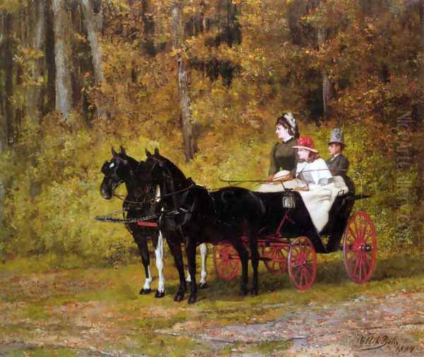 A Carridge Ride in the Forest - view 1
