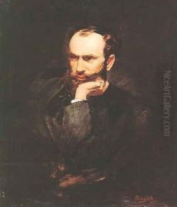 Portrait of Geza Meszoly 1872 by Bela Pallik