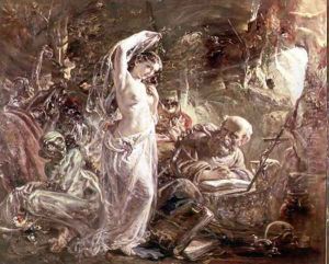 The Temptation of St. Anthony by Paul Falconer Poole
