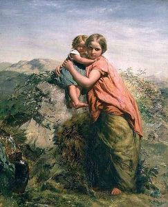 Welsh Peasant and Child by Paul Falconer Poole