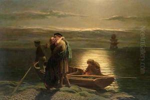 The Emigrant, 1858 by Paul Falconer Poole