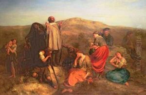 A Field Conventicle, 1857 by Paul Falconer Poole