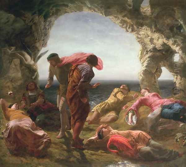 Scene from The Tempest, 1856 - view 1