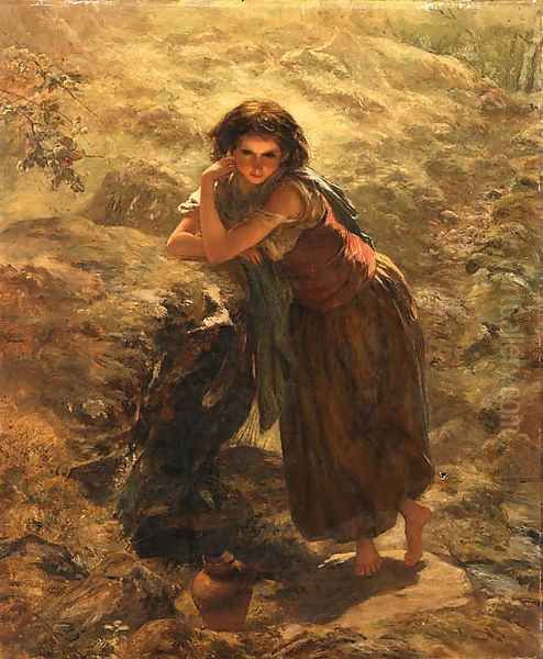 The girl at the well - view 1