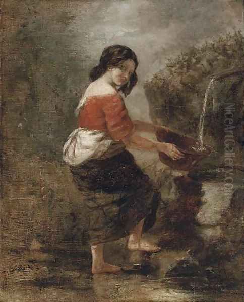 Collecting water - view 1