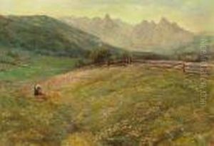 An Alpine Landscape by John MacWhirter