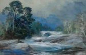 Fisherman By A Highland River Fisherman By A Highland River