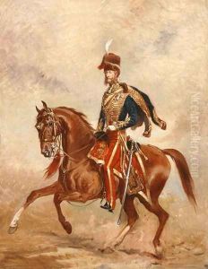 Lieutenant Colonel James Thomas Brudenell 1797-1868 7th Earl of Cardigan, c.1854 by Alfred F. De Prades