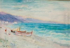 Coastal Scene Near Menton by John MacWhirter