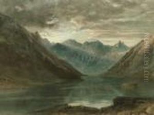 View Of A Mountain Loch View Of A Mountain Loch