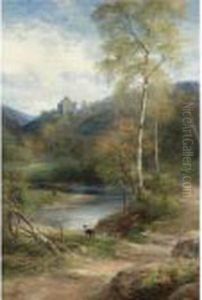 Neidpath Castle, Peebles by John MacWhirter