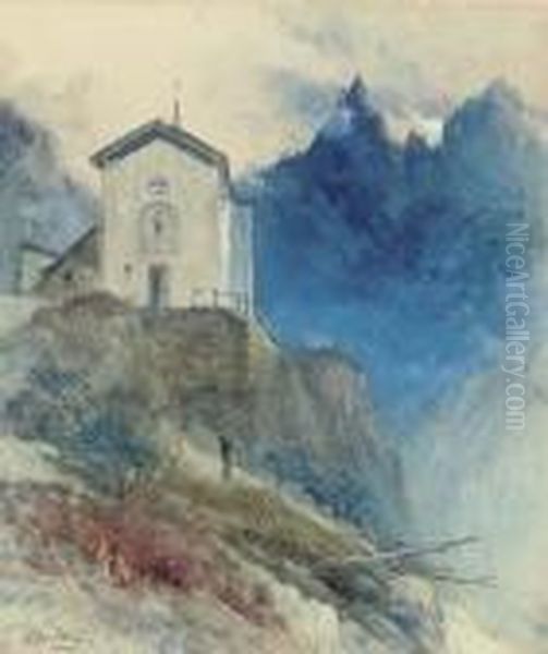 An Alpine Chapel, Courmayeur - view 1