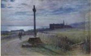 Traveler On A Coastal Path by John MacWhirter