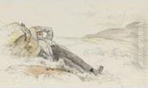 A Bound Volume Of Approximately Two Hundred Watercolours And Drawings A Bound Volume Of Approximately Two Hundred Watercolours And Drawings