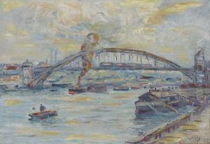 Passerelle Du Metro by Gustave Madelain