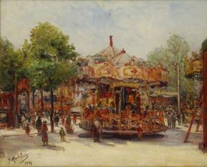 Fete Foraine by Gustave Madelain