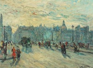 Le Pont Neuf Anime by Gustave Madelain