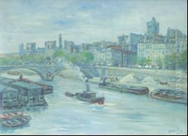 Paris, Le Pont Henri Iv - view 1